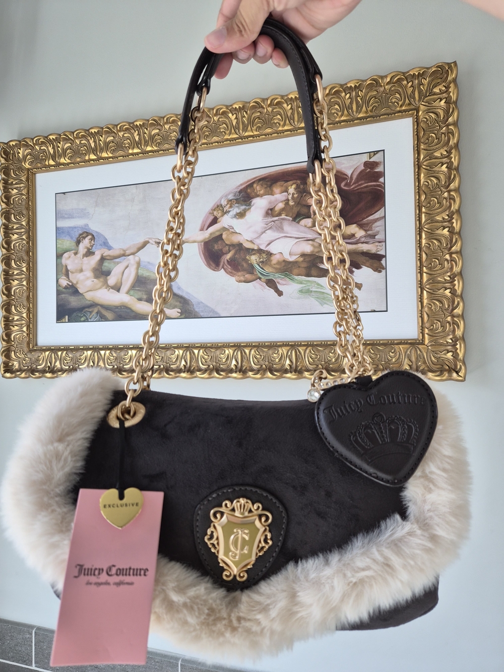 Juicy Couture Glamour Gang Crossbody in Cinnamon NWT